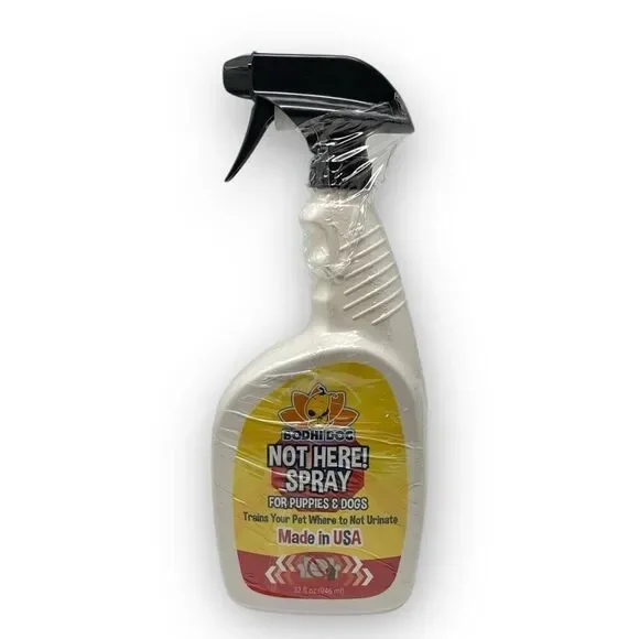Bodhi Dog Not Here! Pet Training Spray No Remarking 32 oz Spray Bottle New