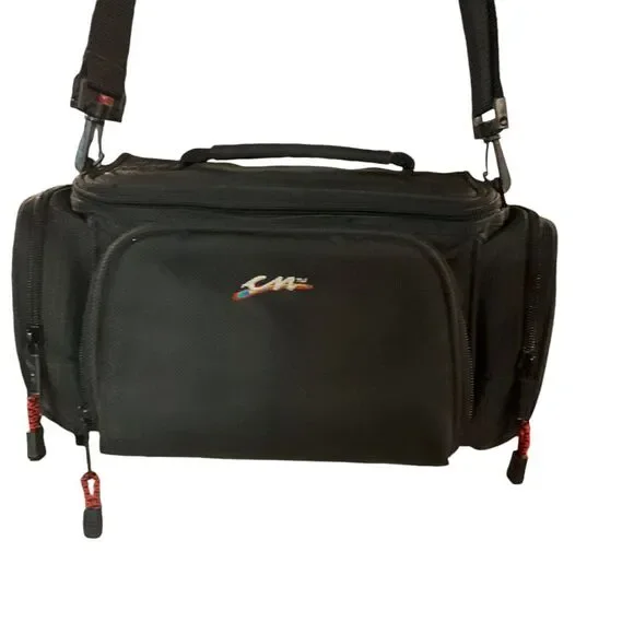 CM2 Professional Camera Bag with Multiple Compartments Shoulder‎ Strap Black