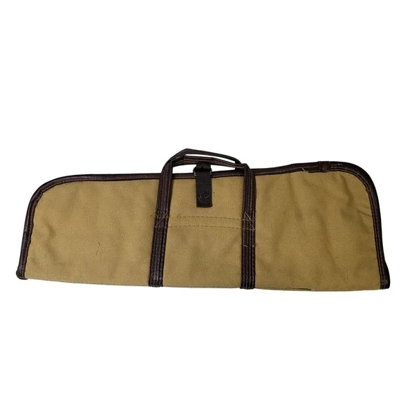 Redhead Canvas Rifle Gun Bag Case Padded Brown Trim‎ Carry Handle 24 Inch VTG
