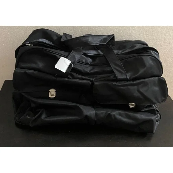 DKNY X-Large Black Duffle Bag Travel‎ Business Gym