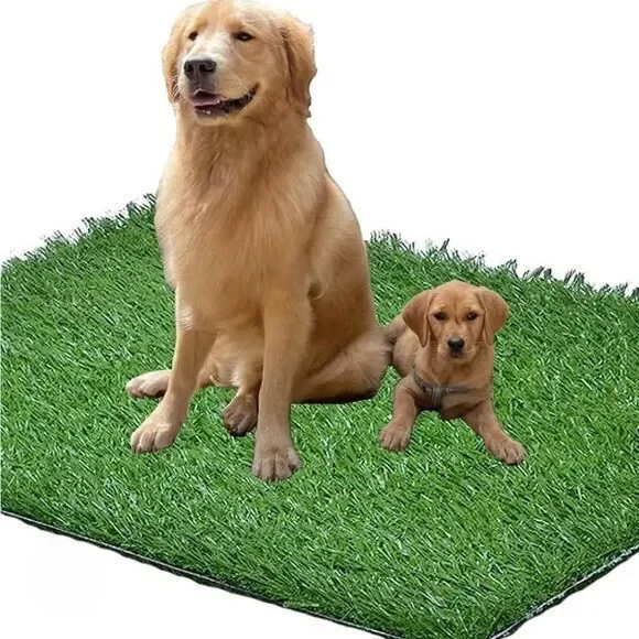 Artificial Turf Indoor Dog‎ Puppy Potty Patch Training Mat Reusable Grass Rug