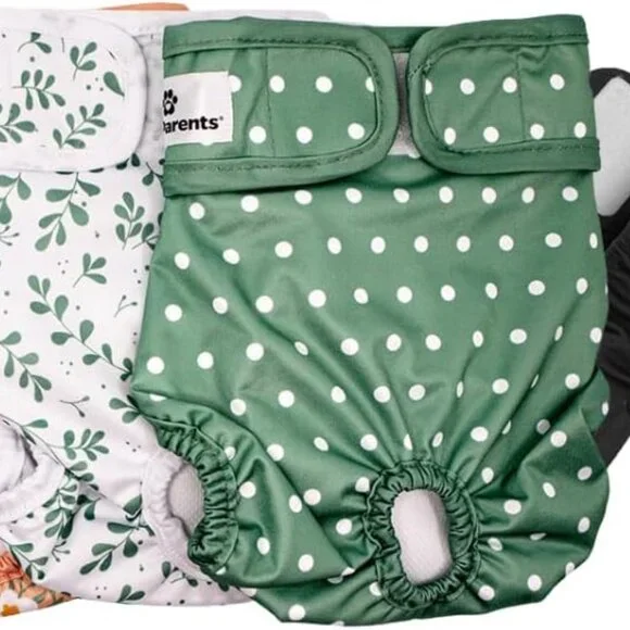 Pet Parents® Washable Dog Diapers (3pack) + Extendrs®