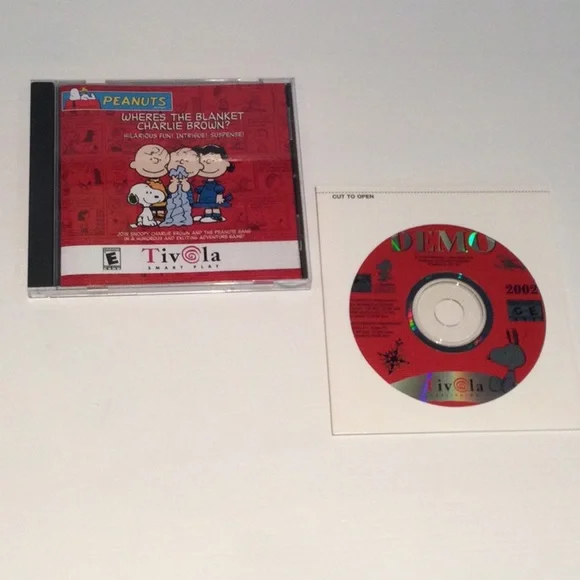 Peanuts: Where's the Blanket Charlie Brown? PC MAC CD cartoon Snoopy dog game!