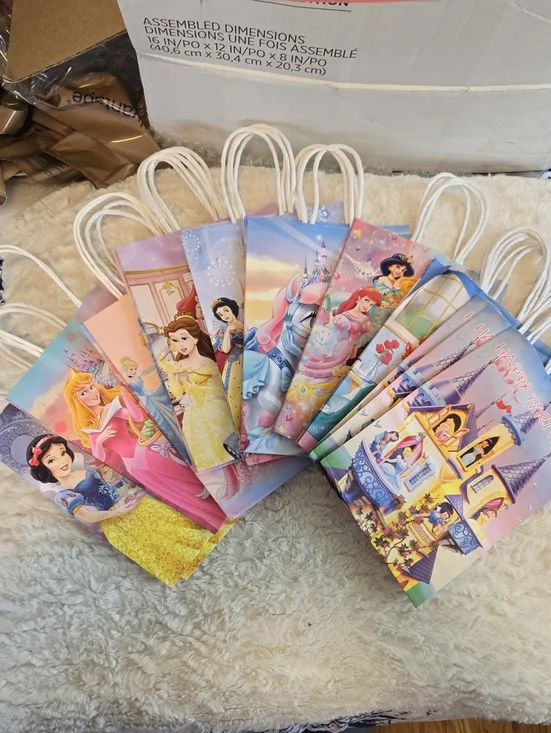 Princess Castle Party Favor Gift Bags - 20