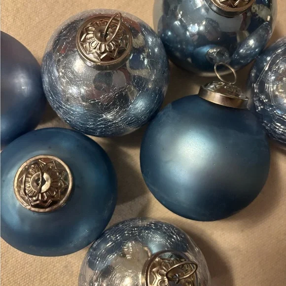 VINTAGE Holiday Ornaments Set