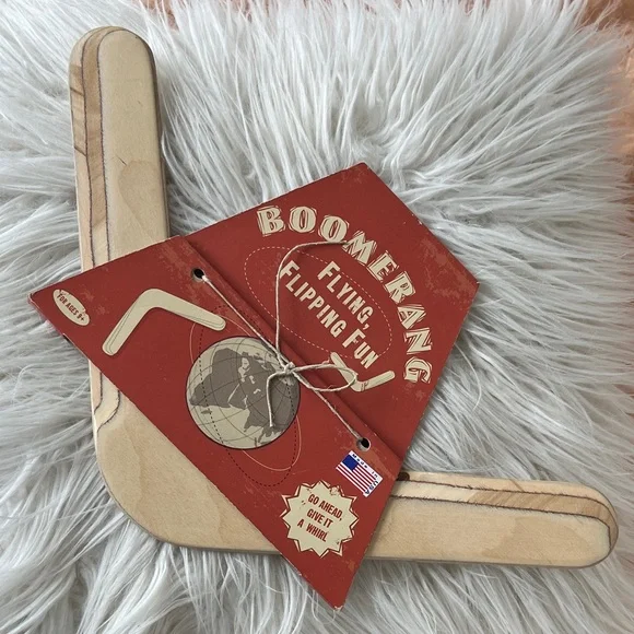 Birch Wood Boomerang - Left Handed