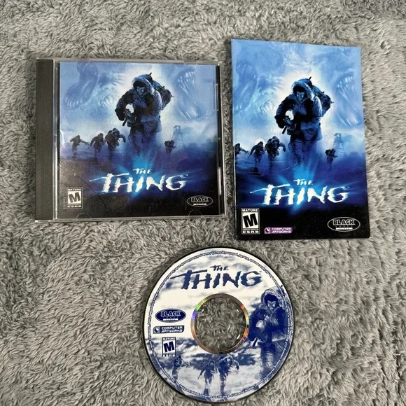 The Thing (2002, PC CD-ROM Game) With Original Manual & Game Disc & Case