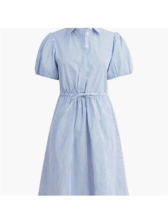 J.Crew Puff Sleeve Button Down Dress Size 4