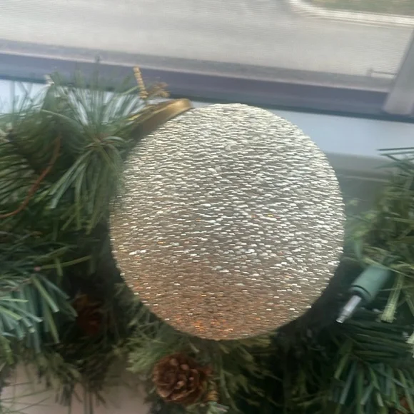 RH Christmas Ball Silver Ornament