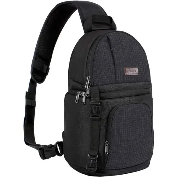 Camera Case Shockproof Backpack with Tripod Holder, Black
