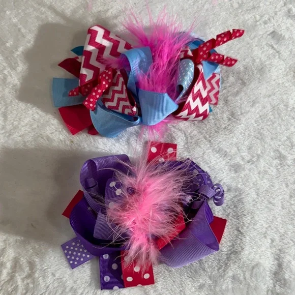 EEUC Custom boutique alligator clip hair bows