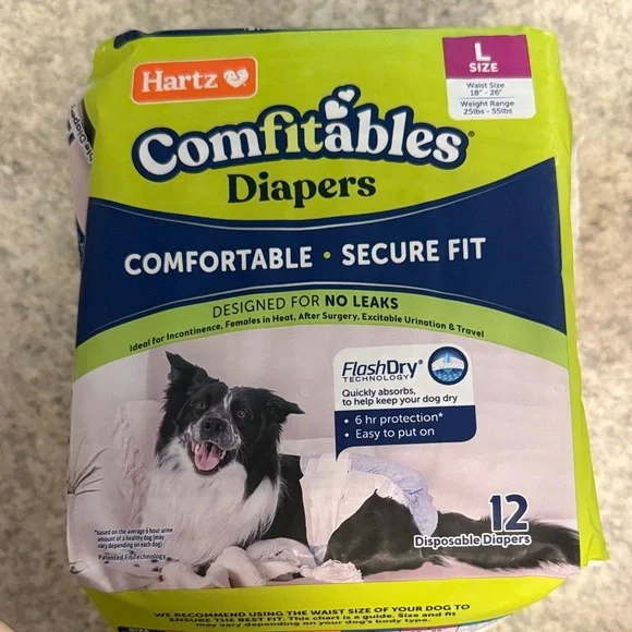 Comfitables Dog Diapers - Large