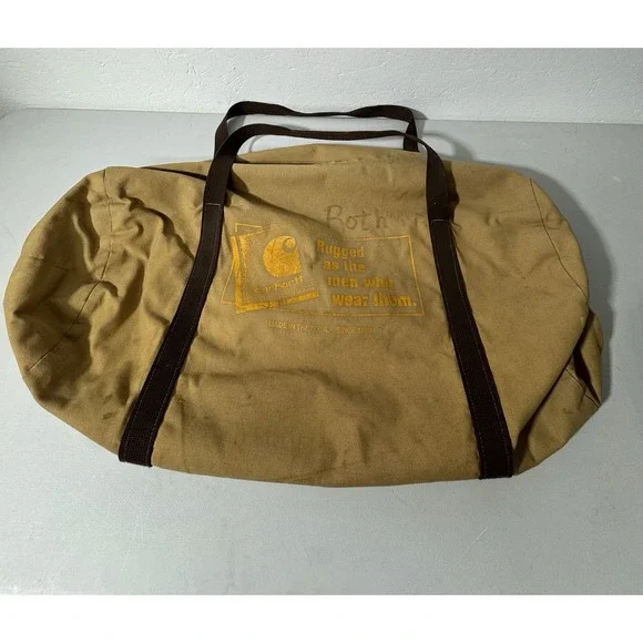 Vintage Carhartt Duffel Bag Large 28