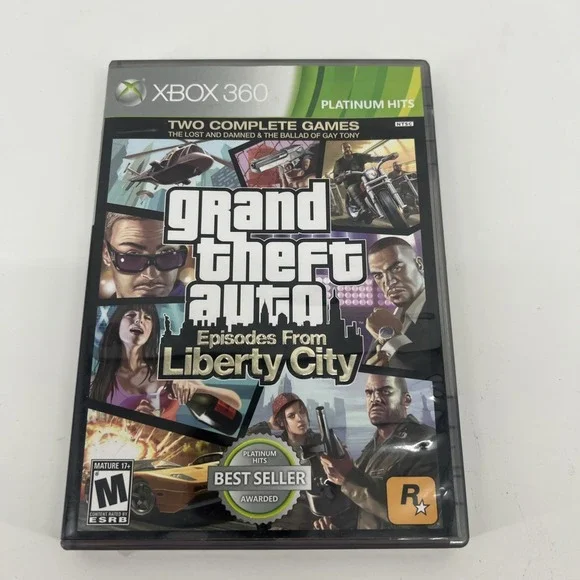 Grand Theft Auto: Episodes From Liberty City (Microsoft Xbox 360) With Poster