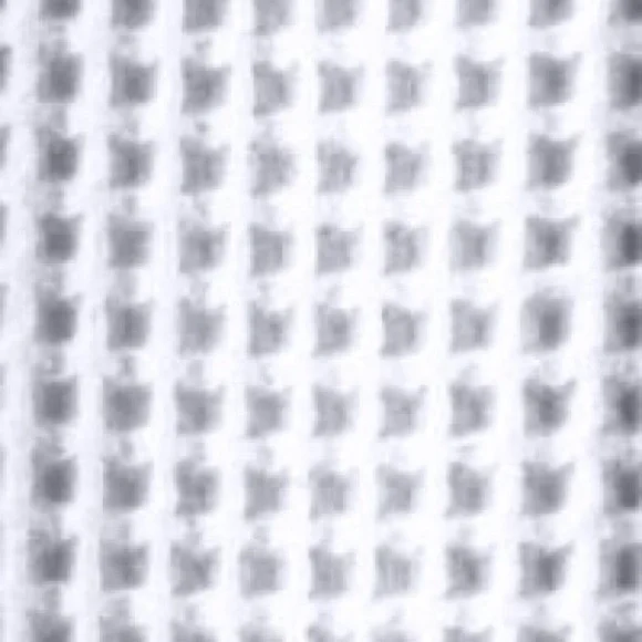Restoration Hardware - White Waffle weave shower curtain