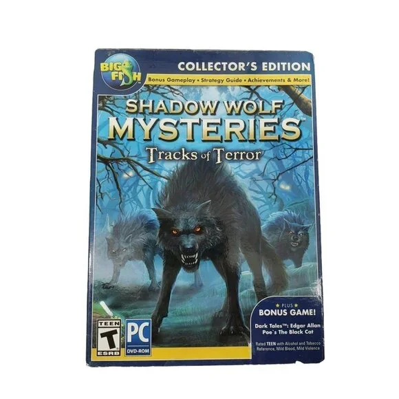 Shadow Wolf Mysteries‎ Video Game Tracks of Terror PC DVD-ROM New