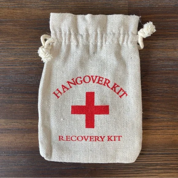 (7) Party Favor Bags - Hangover Kit / Recovery Kit - Bundle of 7