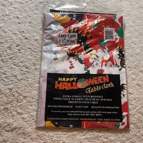NEW vintage Halloween tablecloth