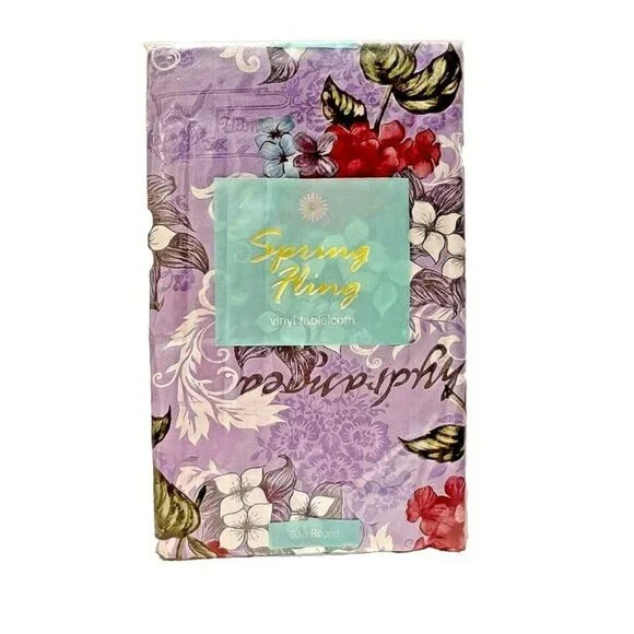 Brand New Vintage SPRING FLING Floral Botanical‎ Vinyl 60