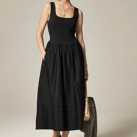 J.Crew Tall drop-waist mixy dress petite XXS