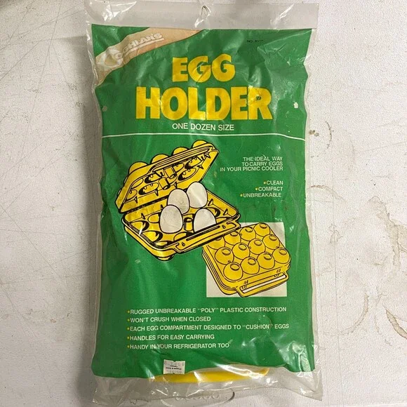 Vintage Coghlan's Camper's Egg Holder Holds A Dozen 12 Eggs Brand New Deadstock
