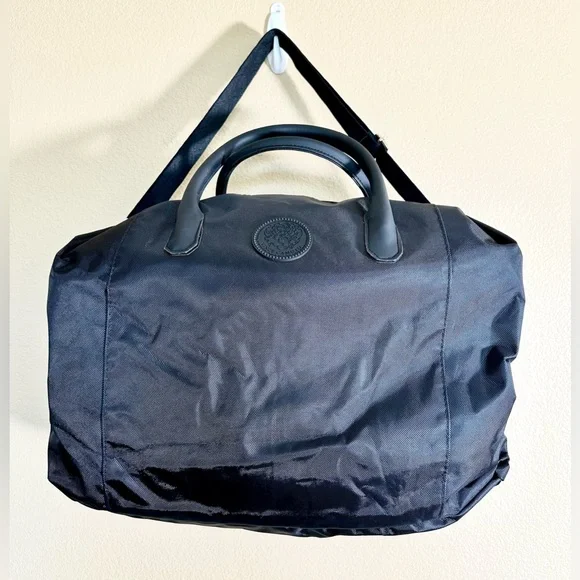 Vince Camuto Elegant Black Weekender Duffel Unisex Bag