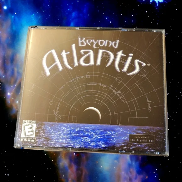 🍄BEYOND ATLANTIS 2000 Windows PC Game 4 CD-Rom Disc Set