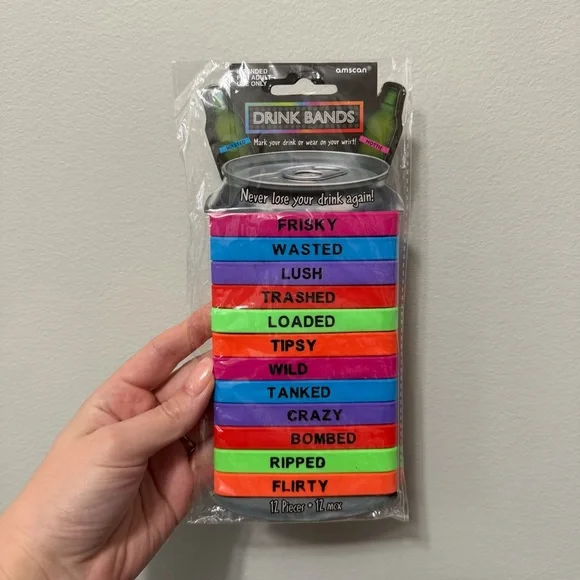 Amscan Vibrant Drink Bands Set