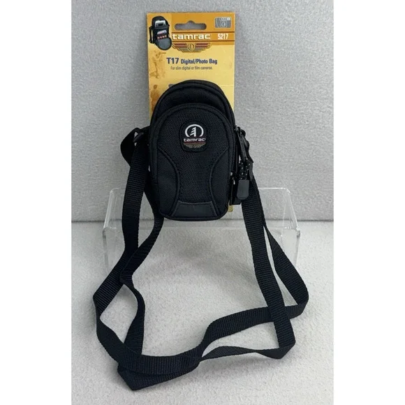 Tamrac 5217 Digital Camera Case Belt Clip Shoulder Strap Black NWT