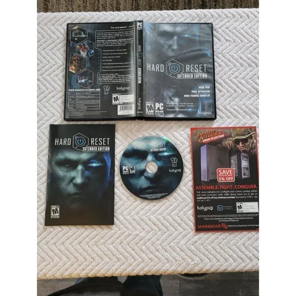 Hard Reset: Extended Edition (PC) Complete with Manual