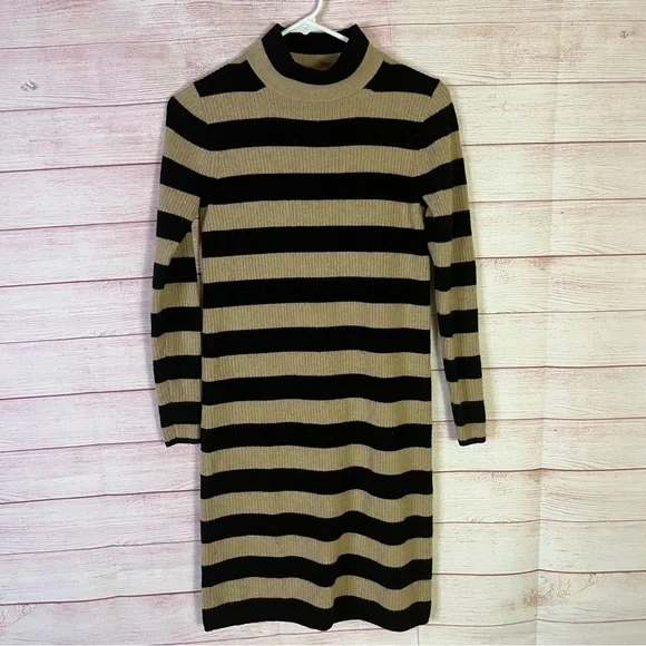 J.Crew‎ Striped Ribbed Sweater Dress Size XS