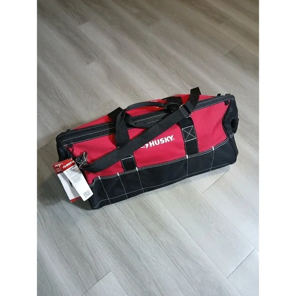 Husky 24in Large Tool Bag 26 Pockets/Water Resistant/Shoulder Strap/NWT