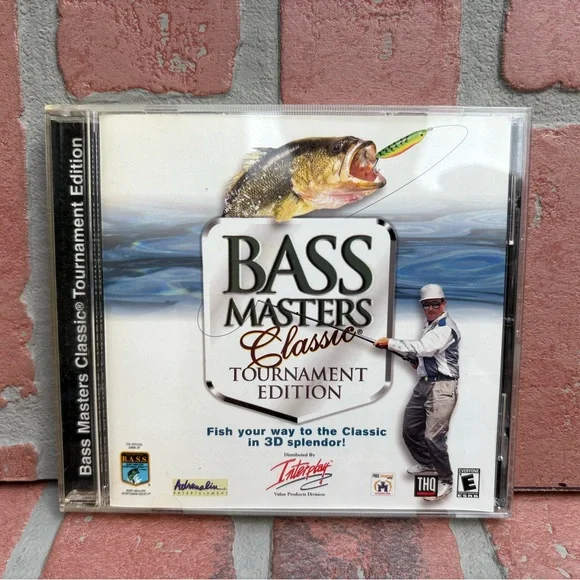 Bass Masters Classic Tournament Edition PC Game Fishing THQ 2000