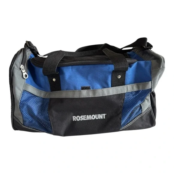 Gemline Rosemount Sport Bag Blue and Black Duffel