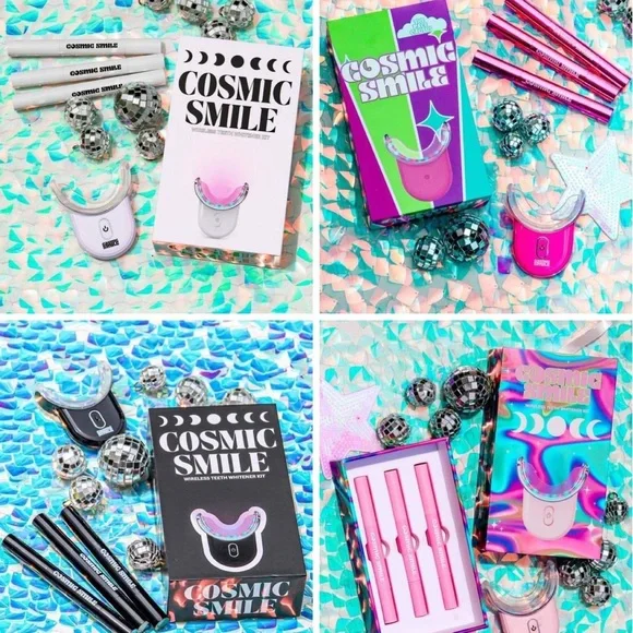 COSMIC SMILE Teeth Whitening Kit - Choose Color Light Pink/Hot Pink/BLACK