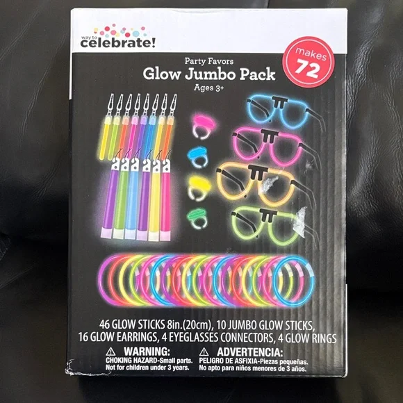 Glow Jumbo Pack - Multicolor Party Favors