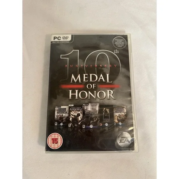 10th Anniversary Medal of Honor PC DVD Video Game Rated T EA Games
