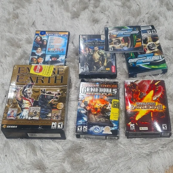 Rare Old stuck Bundle of PC games 🎮 & Movie
