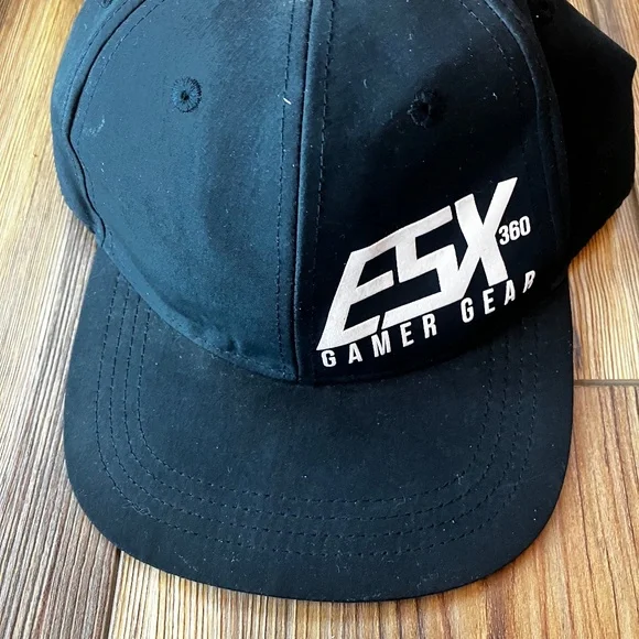 Esports ESX 360 Gamer Gear Youth Baseball Hat Snapback Cap Black One Size NWT