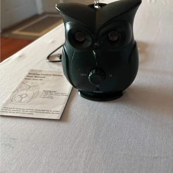 Ultrasonic Dog Bark Control Device-owl- rechargeable -Teptec M2