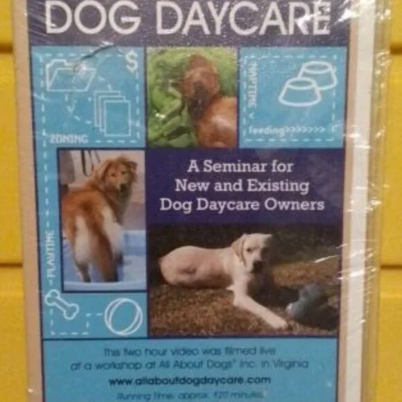 Dog Daycare VHS How to Own and Operate a Dog Daycare Robin K. Bennett CPDT
