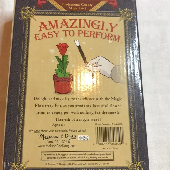 Melissa & Doug Magic Flowering Pot - Red