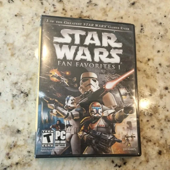 STAR WARS FAN FAVORITE I PC GAME SET 3 DISC