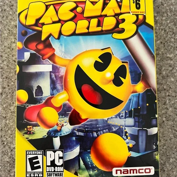Pac-Man World 3 - Yellow Rated E Namco-Computer Video Game