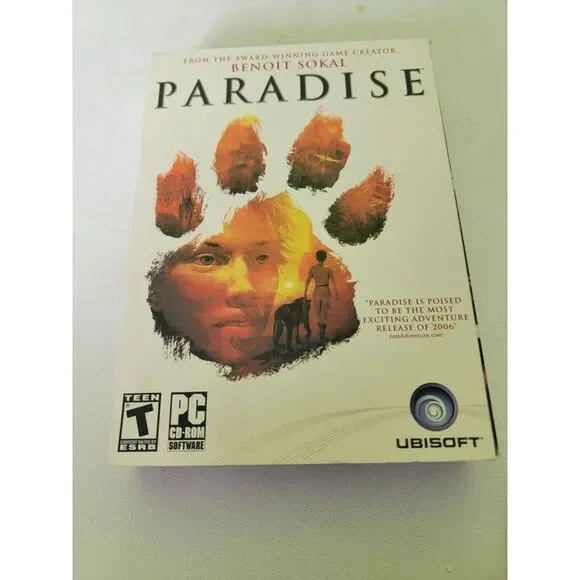 Paradise -Benoit Sokal PC CD-ROM SOFTWARE Video Game 2005 Ubisoft RARE