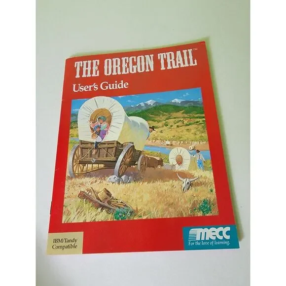 Vintage Oregon Trail Mecc User Guide Only 1990 90s PC