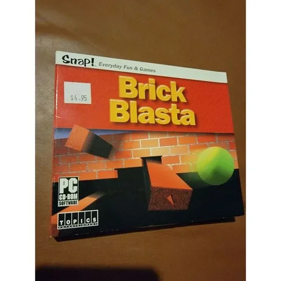 Snap Brick Blasta (PC, 2003) Fun And Games CD Rom