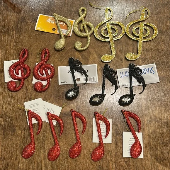 Homecoming 14 Glitter Musical Notes Mum & Garter Party Decorations