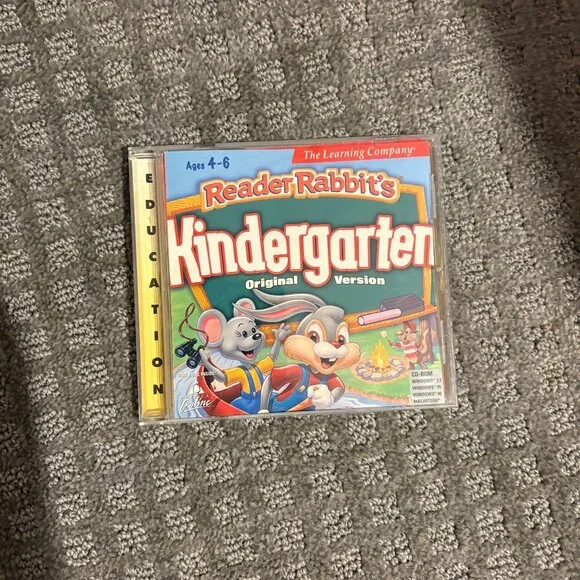 The Learning Company Reader Rabbit Kindergarten Math Ages 4 - 6 Original Version