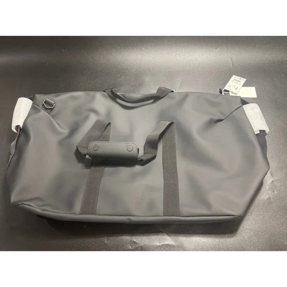 RAINS NEW Hilo‎ Weekend Bag W3 Black Waterproof Duffle Travel Carry-On